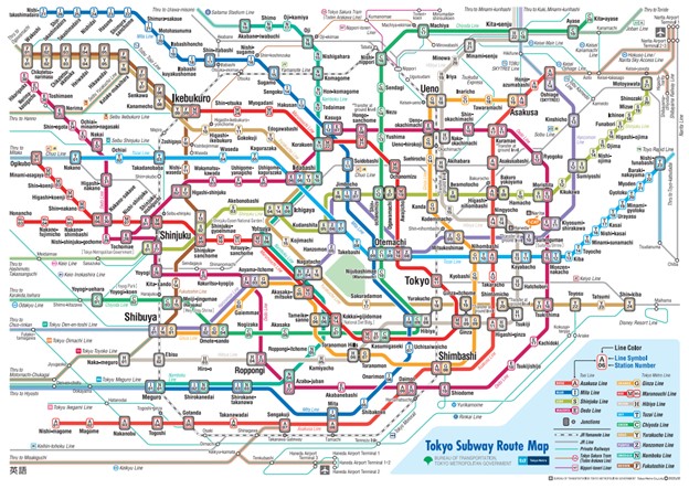 Tokyo Subway Map